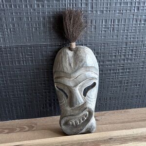 Handcrafted Gray Mask